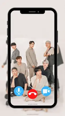 BTS Fake Video Call Prank Game android App screenshot 0