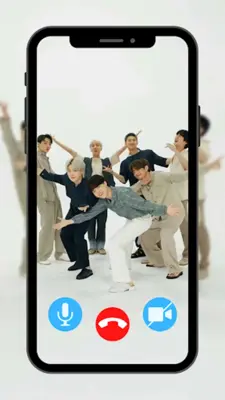 BTS Fake Video Call Prank Game android App screenshot 1