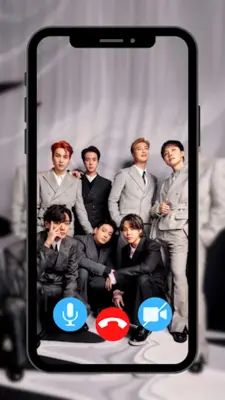 BTS Fake Video Call Prank Game android App screenshot 3