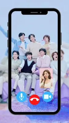 BTS Fake Video Call Prank Game android App screenshot 6