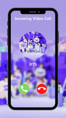 BTS Fake Video Call Prank Game android App screenshot 7